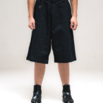 Short Pleated Pants - Orbital