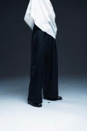 Wide Pleated Pants - Monoline - Gambar 3