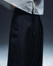 Wide Pleated Pants - Monoline - Gambar 4