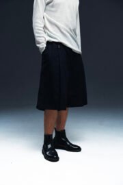 Short Pleated Pants - Orbital - Gambar 3